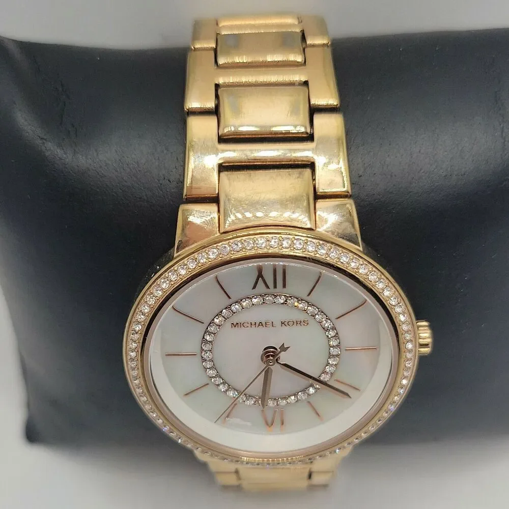 Michael Kors MK3961 Women's Rose Gold Stainless Steel Analog Dial Watch DE690